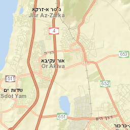Caesarea Street Map