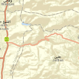 Waqqāş Street Map