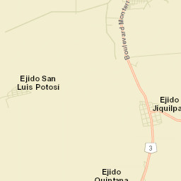 Ejido Jiquilpan Street Map