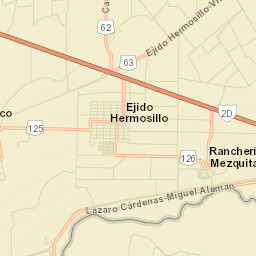 Hermosillo Street Map