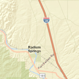 Radium Springs Street Map