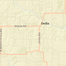 Ovilla Street Map