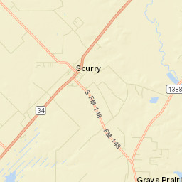 6825 Shady Lane Scurry TX 75158 Street Map