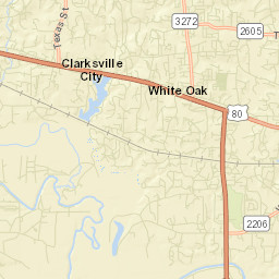 White Oak Street Map