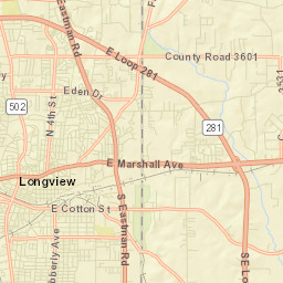 900 Gayle Lane, Longview, TX 75605 Street Map