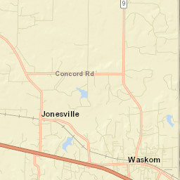 Waskom Street Map