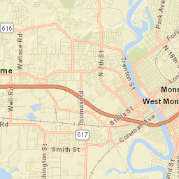Brownsville Street Map