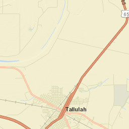 1300-1398 West Green Street, Tallulah, LA Street Map