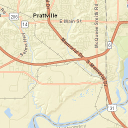 Scenic Hills Alabama Street Map