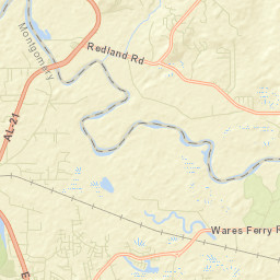 Cooks Alabama Street Map