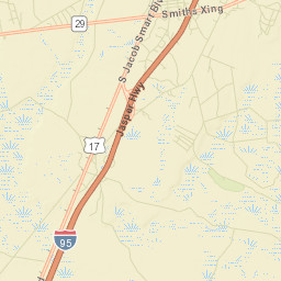 Jasper County Street Map