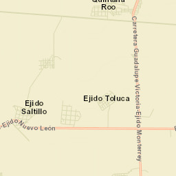 Ejido Toluca Street Map