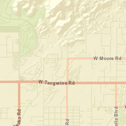 Tortolita Arizona Street Map