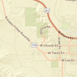 Eddy County Street Map