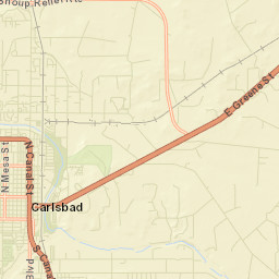 Carlsbad Street Map