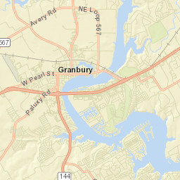 Granbury Street Map