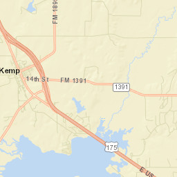 14624 County Road 4031B Kemp TX Street Map