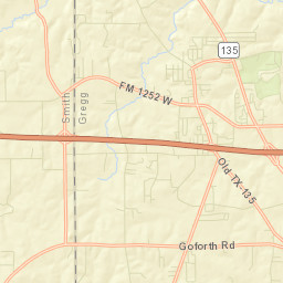 5365 Old Hwy 135 Gladewater TX Street Map
