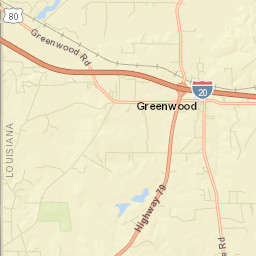 Greenwood Street Map