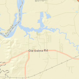 Grovewood Alabama Street Map