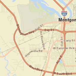 Gibbs Village Alabama Street Map