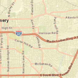 Powelldale Alabama Street Map