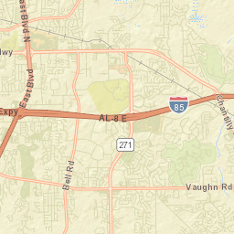 Mitylene Alabama Street Map