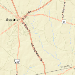 Soperton Street Map