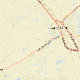 Effingham County Street Map