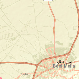 Beni Mellal Street Map