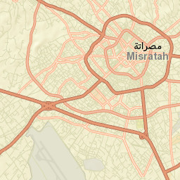 Mişrātah Street Map