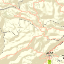 ‘Ajlūn Street Map