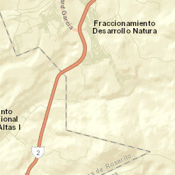 Los Valles Street Map