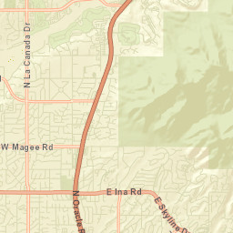 Oro Valley Arizona Street Map