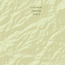 General Hitchcock Highway, Coronado National Forest, Mount Le Street Map