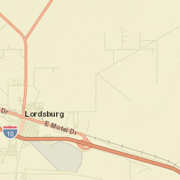 Lordsburg Street Map