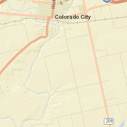 801-817 Houston Street Colorado City TX Street Map