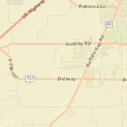 3743-3805 Rebecca Lane, Abilene, TX Street Map