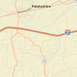 Pelahatchie Street Map