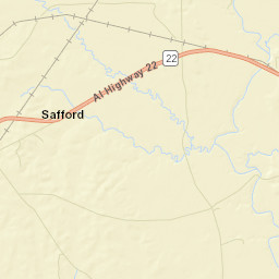 Martin Alabama Street Map