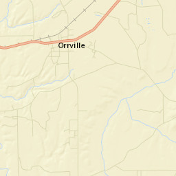 Orrville Alabama Street Map