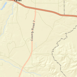 Polk Alabama Street Map