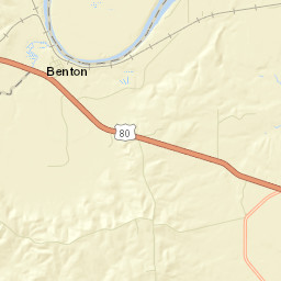 Petronia Alabama Street Map