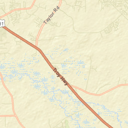 Perrys Mill Alabama Street Map