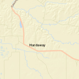 Downs Alabama Street Map