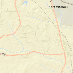 Oswichee Alabama Street Map