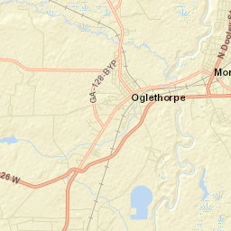 Oglethorpe Street Map