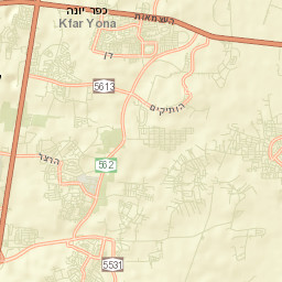 Kefar Yona Street Map