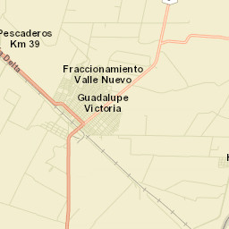 Guadalupe Victoria Street Map