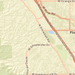 Orange Grove Estates Arizona Street Map
